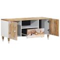 VidaXL TV skrinka 105x33,5x46 cm Masívne drevo Mango