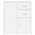 vidaXL Komody 2 ks biele 60x31x70 cm kompozitné drevo