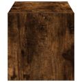 vidaXL Regál na topánky stohovateľné tmavý dub 60x30x30,5 cm
