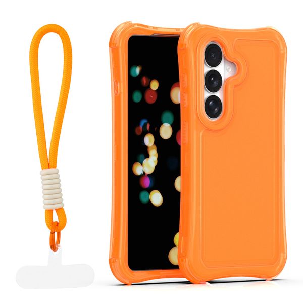 Safepop puzdro s popruhom na Samsung Galaxy S26 oranžové