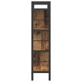 vidaXL Regál na knihy 7 úrovní 75 x 30 x 123,5 cm Kompozitné drevo