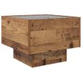 vidaXL Konferenčný stolík Staré drevo 40 x 40 x 30 cm Kompozitné drevo