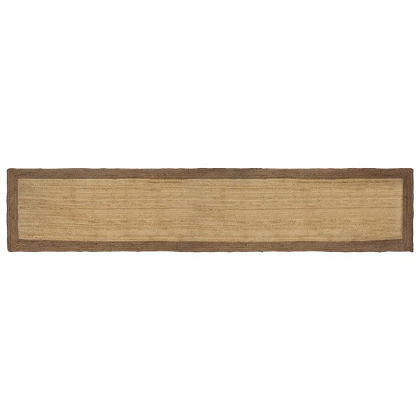 vidaXL Kusové koberce Sivá 60 x 400 cm Juta
