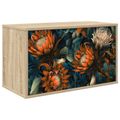 vidaXL Nástenný TV kabinet LOCHEM 69 x 33 x 40 cm Dub sonoma