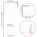 vidaXL Nohy konferenčného stolíka 4 ks čierne 30-32 cm oceľové