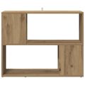 vidaXL skrinka na knihy/priehradka Artisan Dub 80x24x63 cm