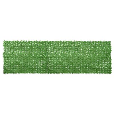 vidaXL Balkónová markíza so zelenými listami 600x150 cm