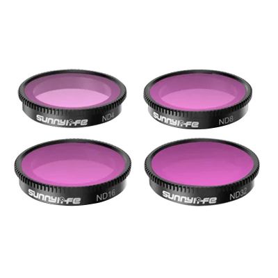 Sada 4 filtrov ND4+ND8+ND16+ND32 Sunnylife pre Insta360 GO 3/2