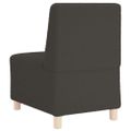 vidaXL Bezrúčková modulárna sofa jednotka Tmavo šedá 55 x 74 x 82 cm