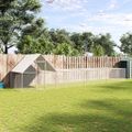 vidaXL Kurín 8x2x2 m, pozinkovaná oceľ