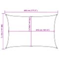 vidaXL Tieniaca plachta 160 g/m² tmavozelená 3x4,5 m HDPE