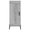 vidaXL Komoda sivý dub sonoma 34,5x34x90 cm spracované drevo