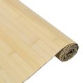 vidaXL Koberec obdĺžnikový bledý prírodný 70x200 cm bambus