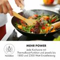 10033015 Klarstein Delicatessa Slim, indukčná varná doska, 3500 W, časovač, čierna