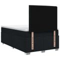 vidaXL Posteľ boxspring s matracom Čierna 120 x 200 cm Látka