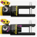 vidaXL Hydraulický nástroj na krimpovanie káblov 12 T 10-300 mm² Oceľ