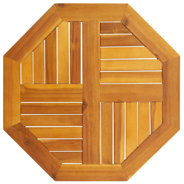 vidaXL Stolová doska 60x60x2 cm osemuholník masívna akácia