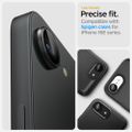 Spigen Optik Pro Glas.tR "EZ Fit" Camera Protector 2-Pack pre iPhone 16E čierna