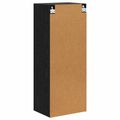 vidaXL TV nástenná skriňa 40,5 x 30 x 102 cm Čierny dub