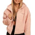 Dámska bunda Hoodie Bliss Pink - BeastPink, veľkosť XXL, veľkosť oblečenia XXL