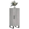 vidaXL Komoda sivý dub sonoma 34,5x34x90 cm spracované drevo