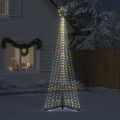 vidaXL LED vianočný stromček 495 LED farebné 300,5 cm