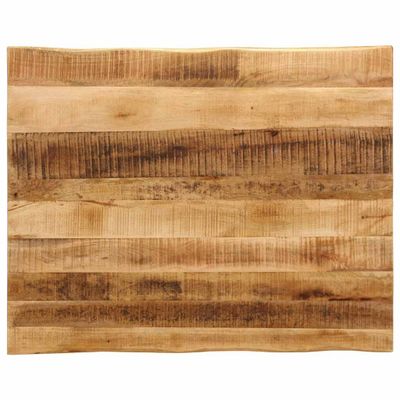 vidaXL Stolová doska s ostrým okrajom 100x80x3,8 cm masívne drevo, surové mango