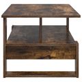 vidaXL Konferenčný stolík Dymová dub 90 x 50 x 40 cm Kompozitné drevo