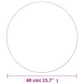 vidaXL Nástenné zrkadlá 2 ks 40 cm okrúhle sklenené