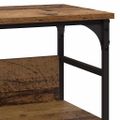 vidaXL Konzolový stôl Staré drevo 100 x 32 x 75 cm Kompozitné drevo