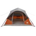 vidaXL Okamžitý stan so strechou Šedá a oranžová 305 x 275 x 190 cm