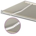 vidaXL Automatická markíza, LED a senzor vetra 600x300 cm, krémová