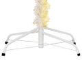 vidaXL Umelý vianočný stromček s dúhovými vetvičkami biely 210 cm PVC