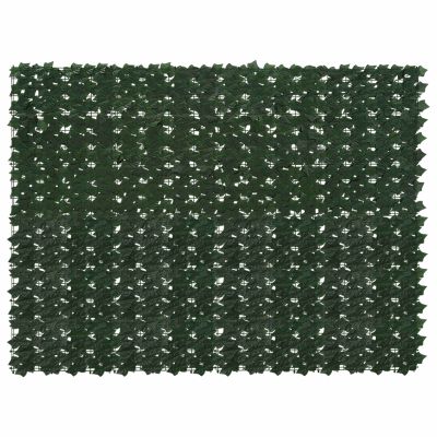 vidaXL Balkónový plôtik s listami Tmavozelená 200 x 150 cm