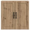vidaXL Nástenná skrinka 59 x 31 x 60 cm Kompozitné drevo Dub artisan