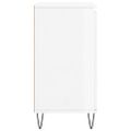 vidaXL Komoda vysoký lesk biela 60x35x70 cm spracované drevo