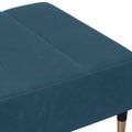 vidaXL Podnožka modrá 77x55x31 cm zamat