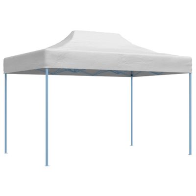 vidaXL Profesionálny skladací párty stan biely 280x410x315 cm oceľový