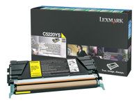 Žltá - originálna - kazeta s farbivom LCCP, LRP - pre Lexmark C522, C524, C530, C532, C534