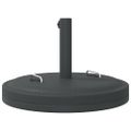 vidaXL Podstavec pod slnečník s rúčkami pre Ø38/48 mm tyče 25 kg kruh