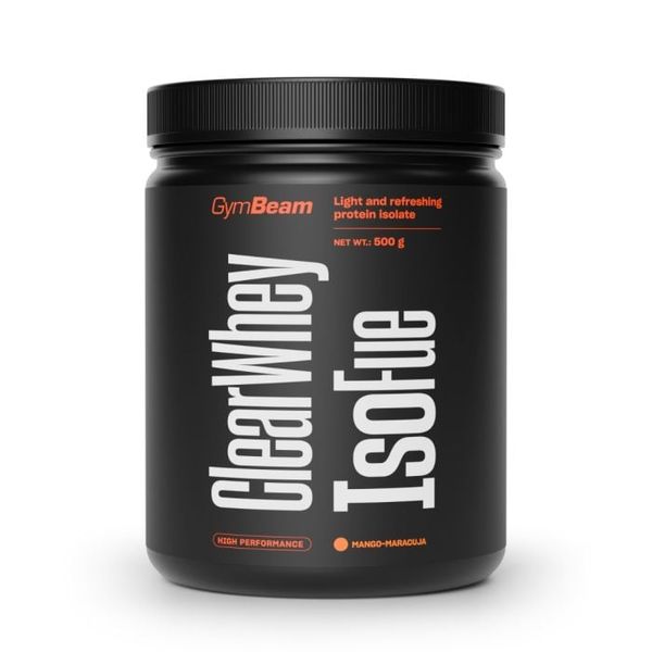 Clear Whey IsoFue - GymBeam, mango marakuja, 500 g