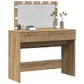 vidaXL Toaletný stolík Remeselný dub 100 x 40 x 120 cm