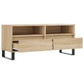 vidaXL TV skrinka dub sonoma 100x34,5x44,5 cm spracované drevo