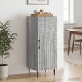 vidaXL Servírovacia skriňa Sivá sonoma 33 x 34,5 x 89,5 cm
