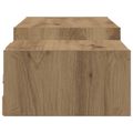 vidaXL Nástenný TV kabinet Nástenná montáž Dub artisan