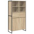 vidaXL Servírovacia skriňa Sonoma 81 x 36 x 150.5 cm Kompozitné drevo
