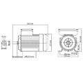 vidaXL Jednofázový elektromotor, hliník 2,2kW/3HP, 2-pólový 2800 ot./min