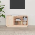 vidaXL TV skrinka 80x35x40,5 cm masívna borovica
