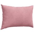 vidaXL Vankúše na pohovku 2 pcs Ružová 60 x 40 cm Kordúrová tkanina