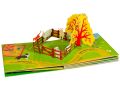Pop-up Farma Kniha s rozkládací hrací podložkou